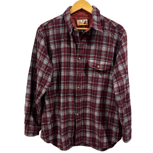 Pendleton Other - Vintage Lobo by Pendleton Wool Mens Button Down Plaid Long sleeve Size XL